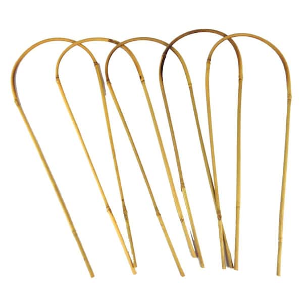 Foro 16 in. Bamboo U Trellis Stakes, 5PK FO2527887 - main